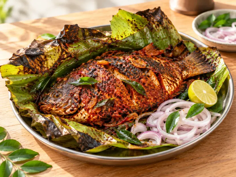 Karimeen Pollichathu