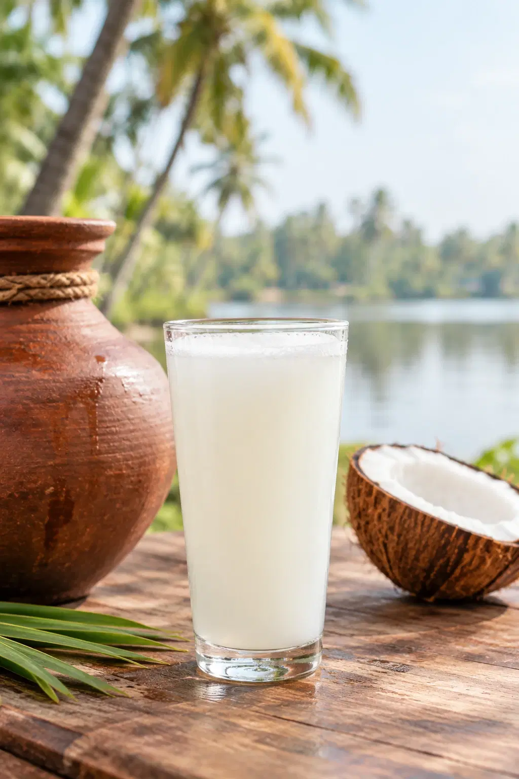 Fresh toddy in a glass